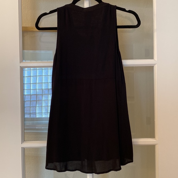 Set of 2 Converse button up high low tanks sleeveless blouse XS - Picture 7 of 8